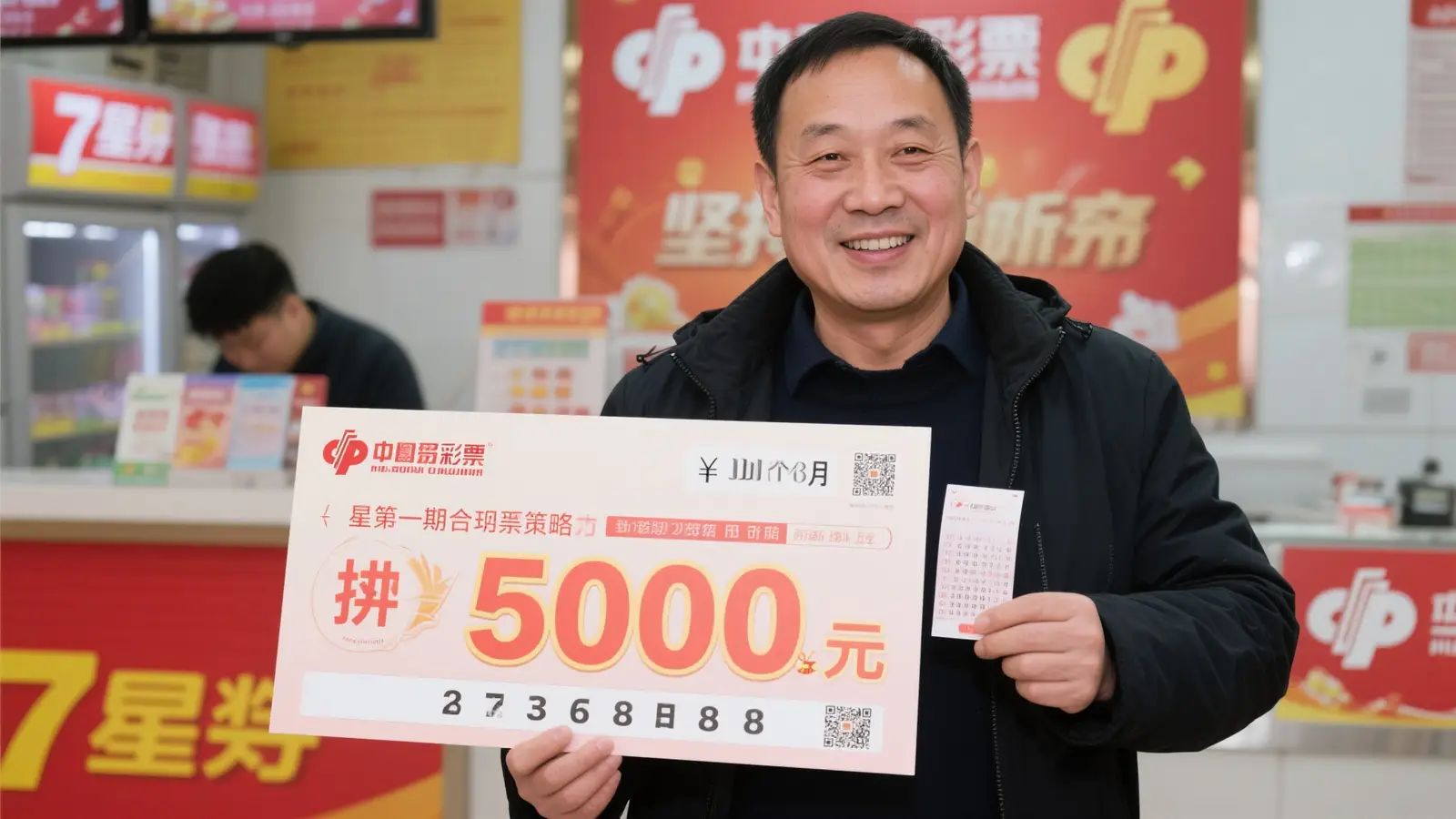 男子坚持多期投注喜中7星彩500万 差点将彩票洗毁